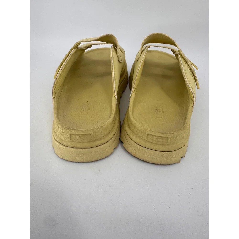 UGG Goldenglow‎ Slide Womens Size 6 Golden Apple Green Platform Sandals 1166513K